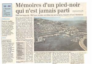 1962 2002 40 ANS D EXODE DES PIEDS NOIRS D ALGERIE   (39)